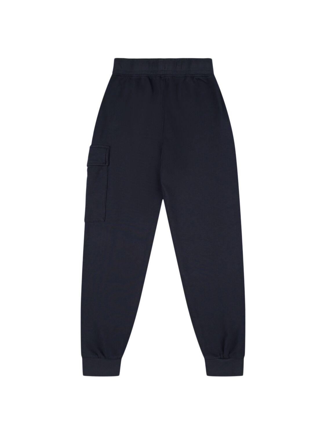 Shop C.p. Company Cotton Cargo Sweatpants In Dark Blue