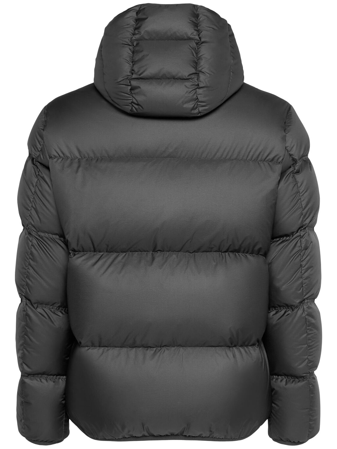 Shop Moncler Masac Nylon Down Jacket In Black