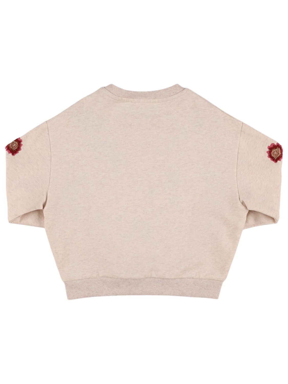 Shop Louise Misha Embroidered Organic Cotton Sweatshirt In White