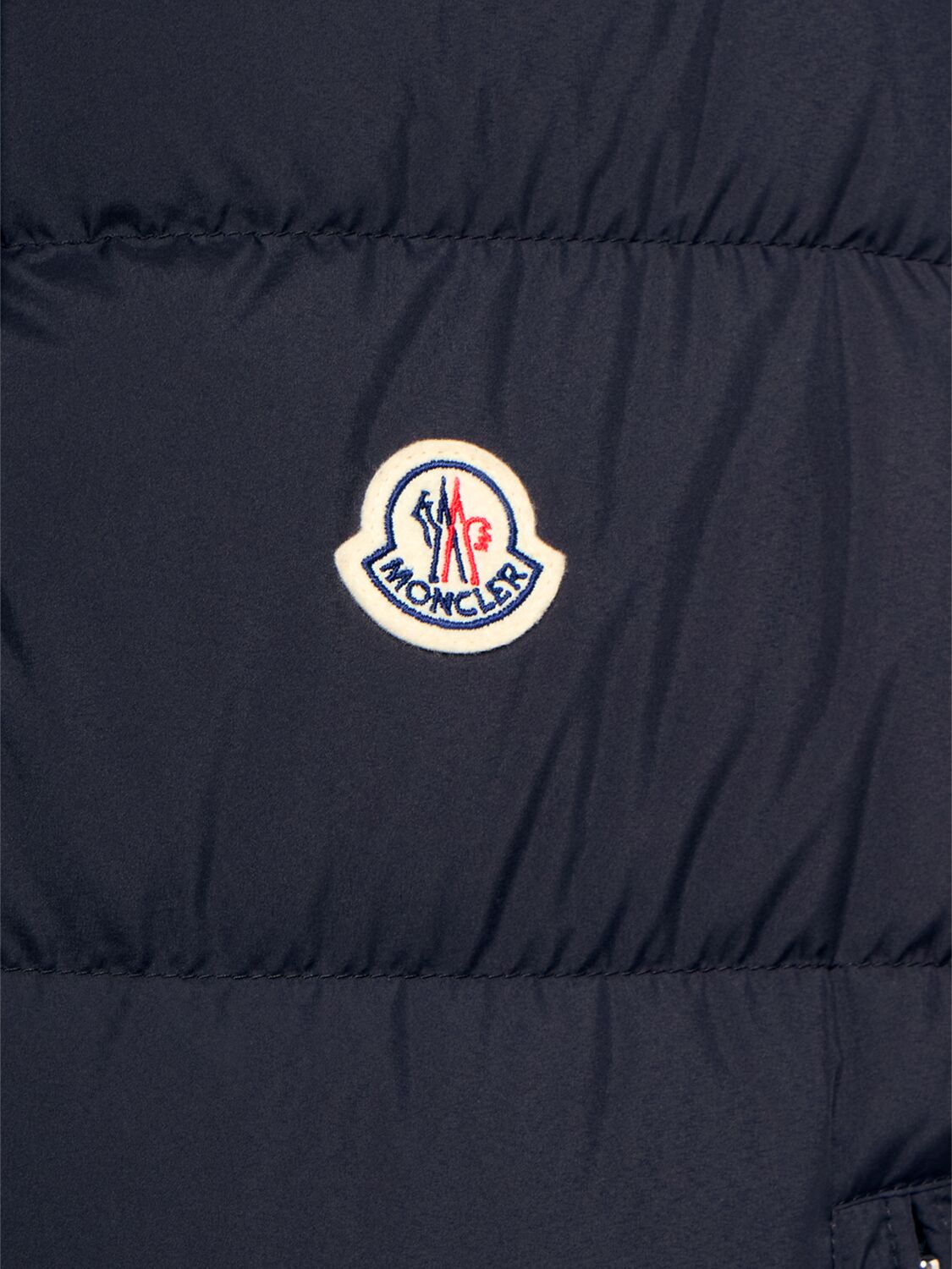 Shop Moncler Cardamine Tech Down Jacket In Dark Blue