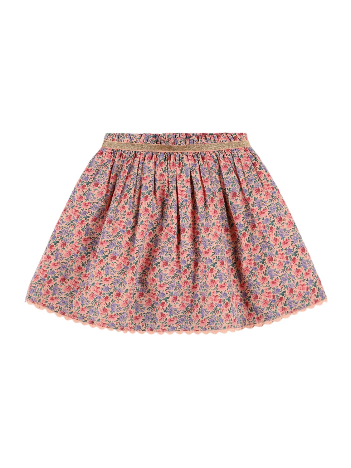 Shop Louise Misha Printed Cotton Twill Skirt In Multicolor