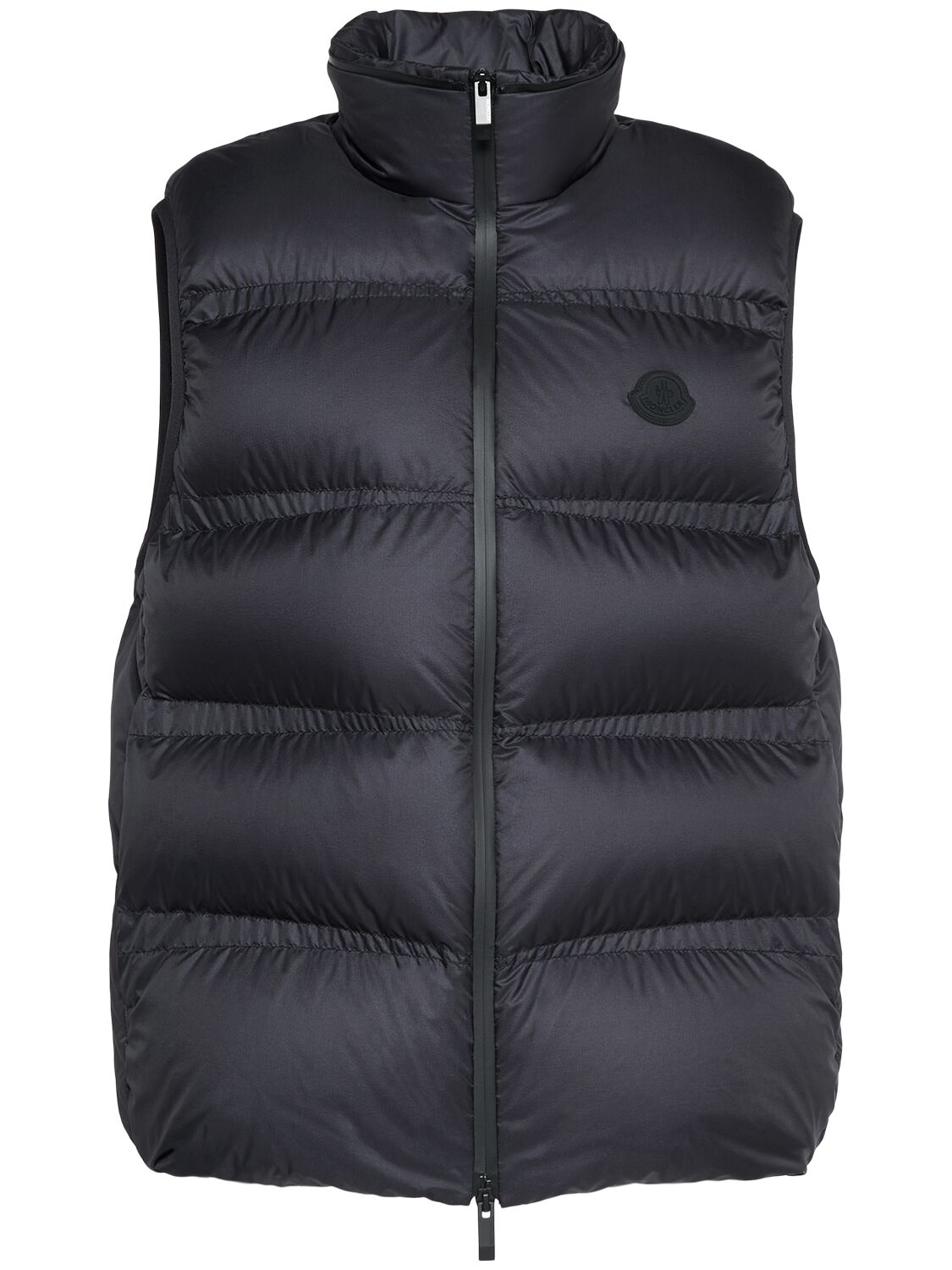 Shop Moncler Lausen Nylon Down Jacket In Midnight Blue