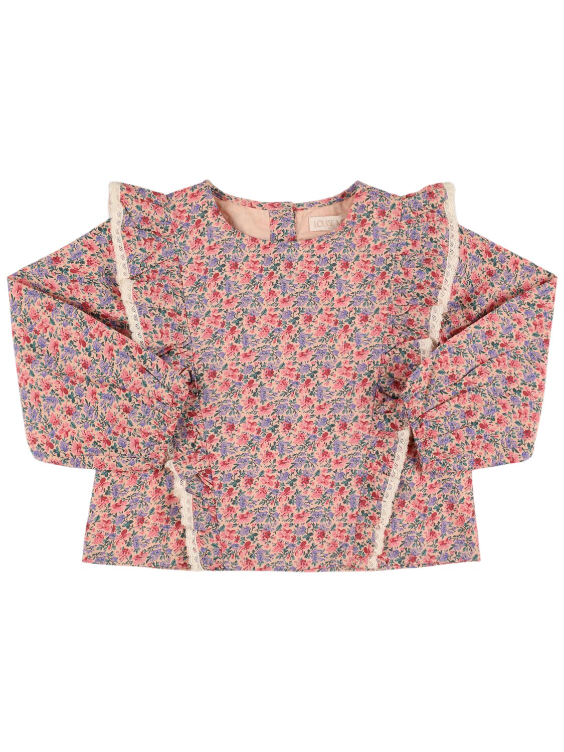 Louise Misha Printed Cotton Twill Shirt In Multicolor