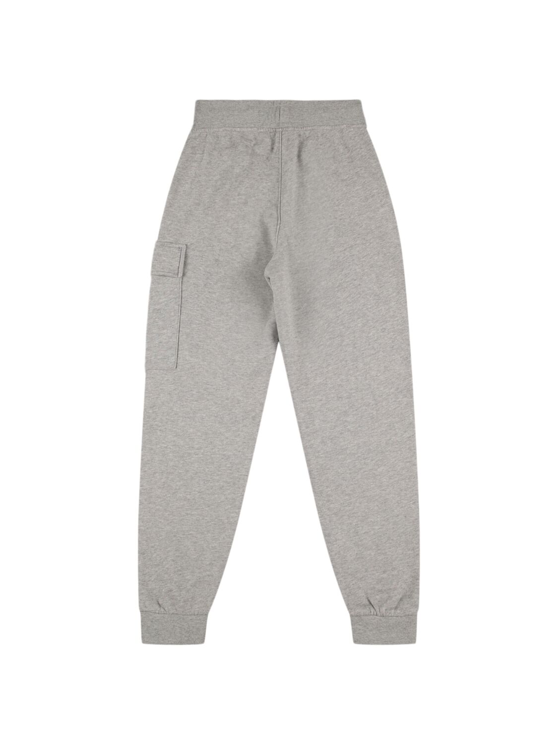 Shop C.p. Company Cotton Cargo Sweatpants In Grey