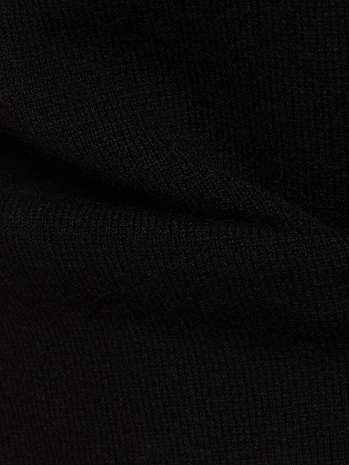 Shop Max Mara Fosco Wool & Cashmere Knit Top In Black