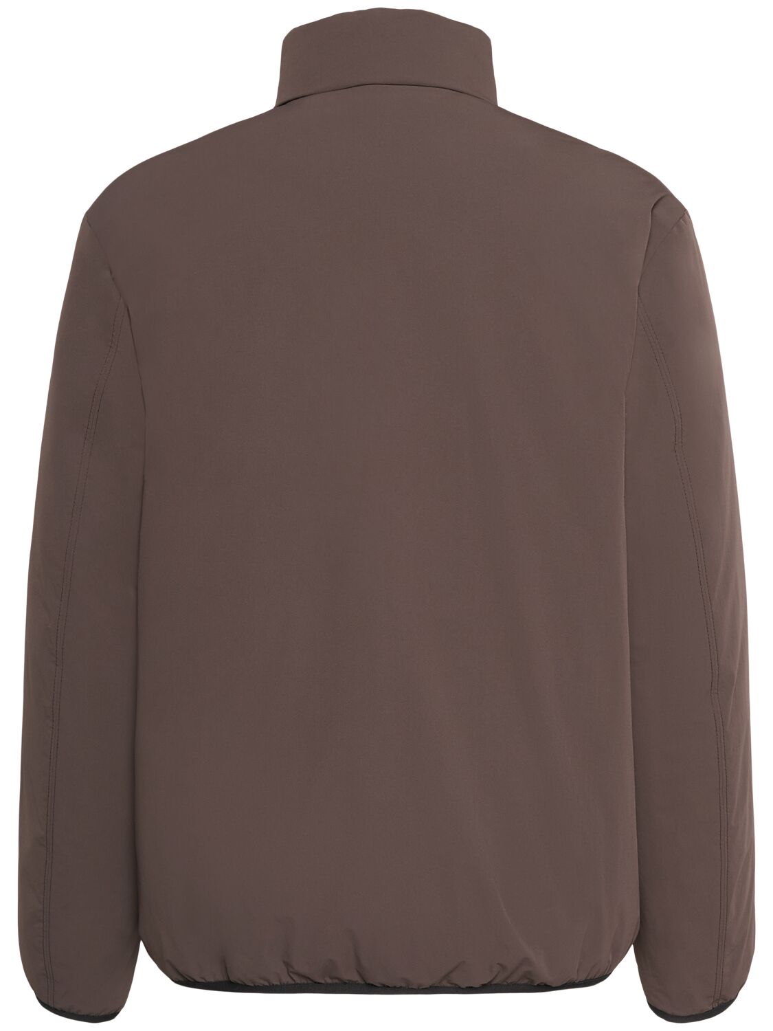 Shop Moncler Larcher Nylon Down Jacket In Dark Brown