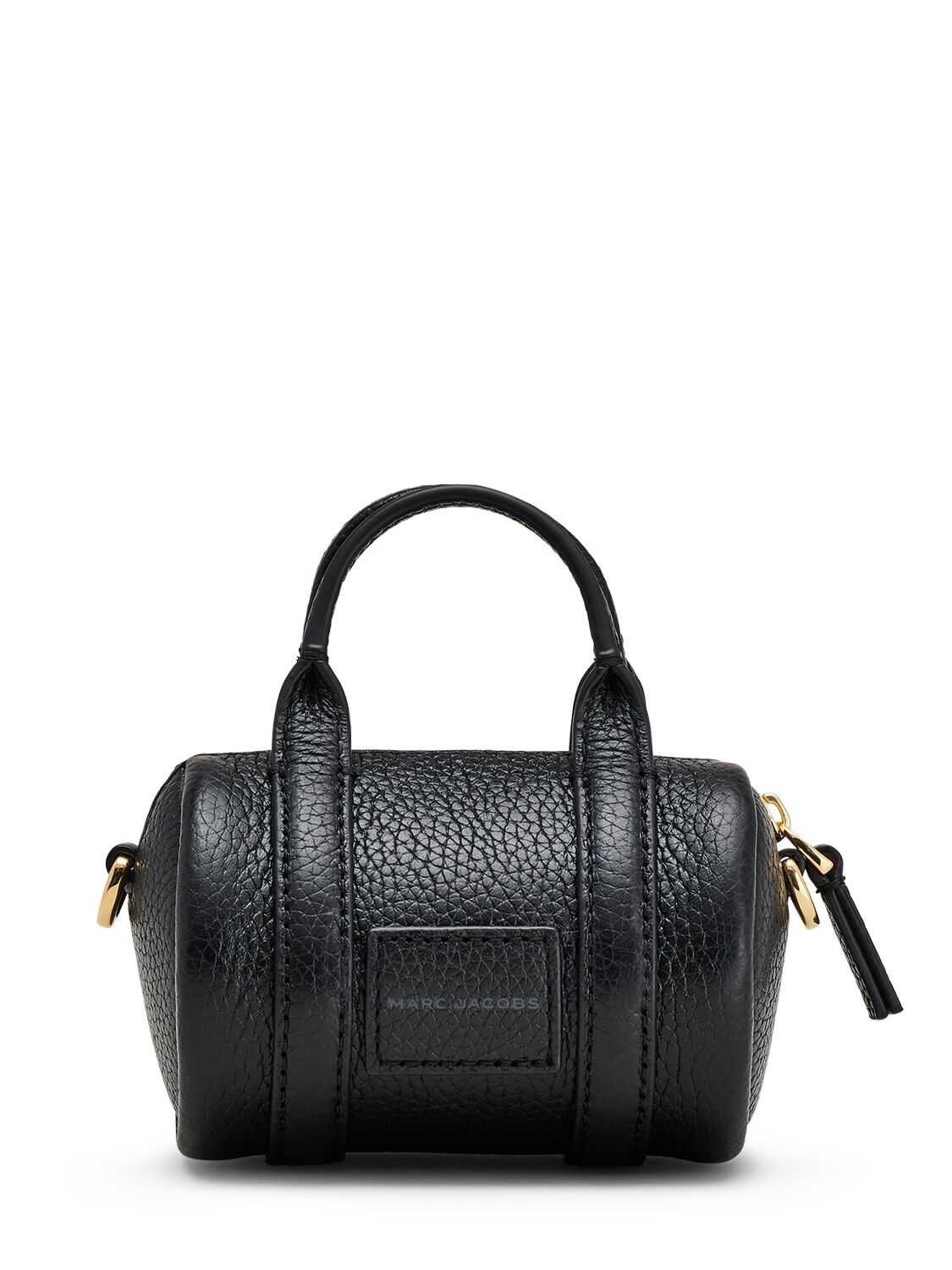 Shop Marc Jacobs The Nano Duffle Leather Crossbody Bag In Black