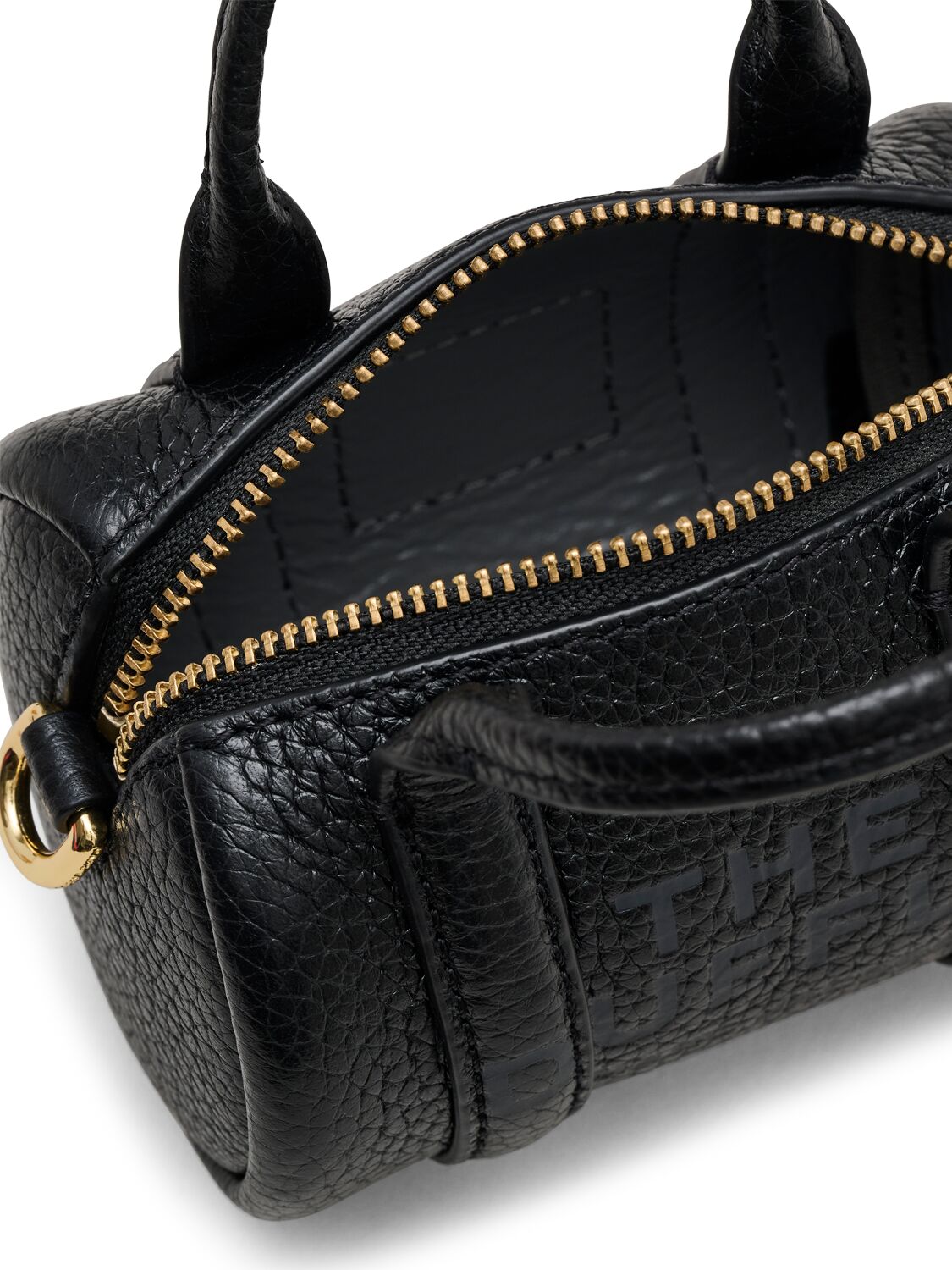 Shop Marc Jacobs The Nano Duffle Leather Crossbody Bag In Black