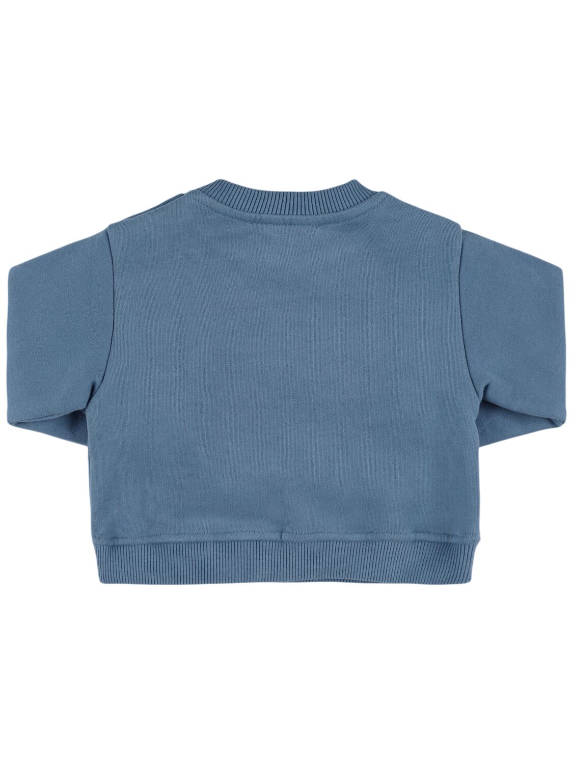 Shop Louise Misha Organic Cotton Crewneck Sweatshirt In Blue