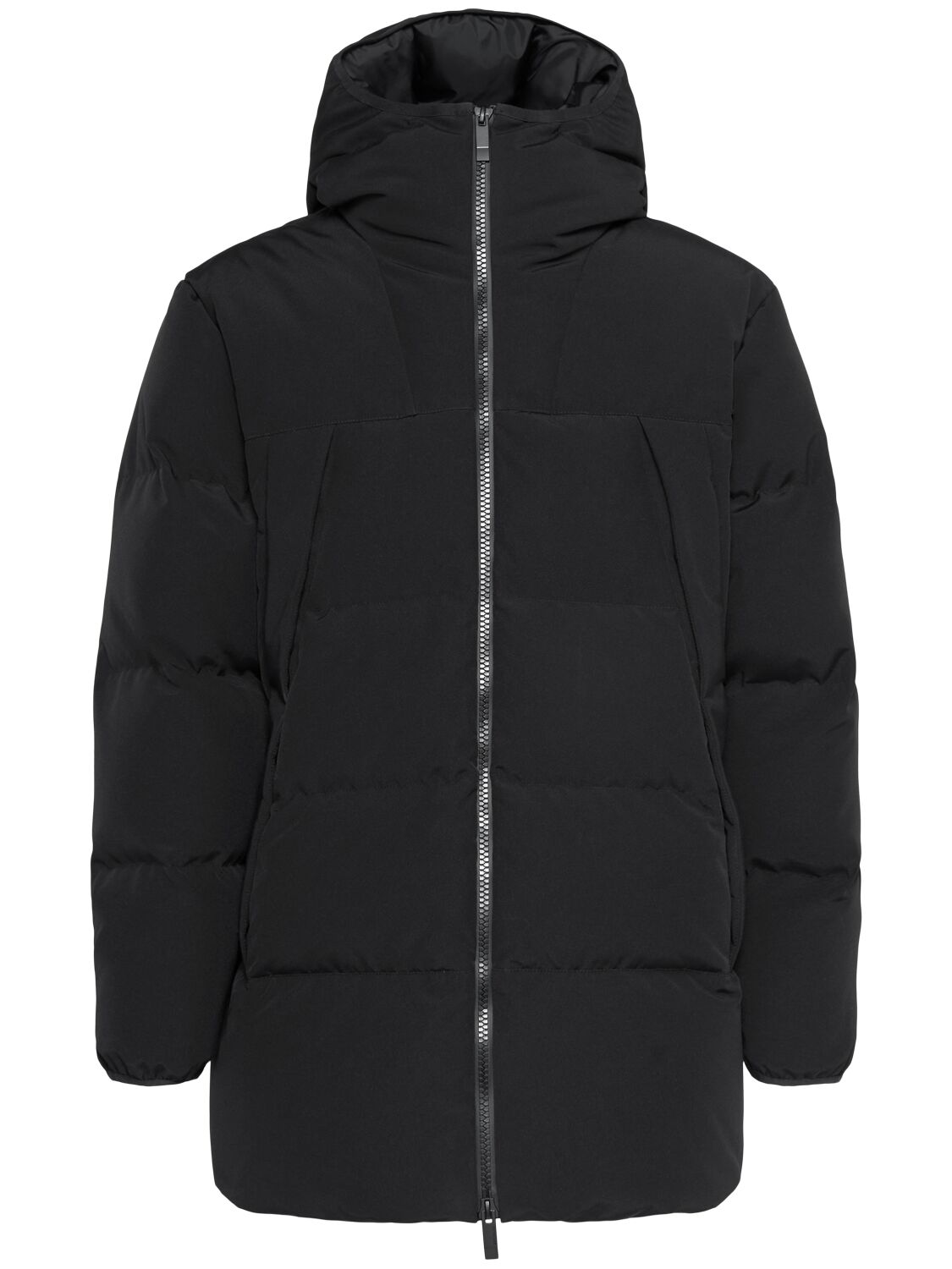 Shop Moncler Lausen Nylon Down Jacket In Black