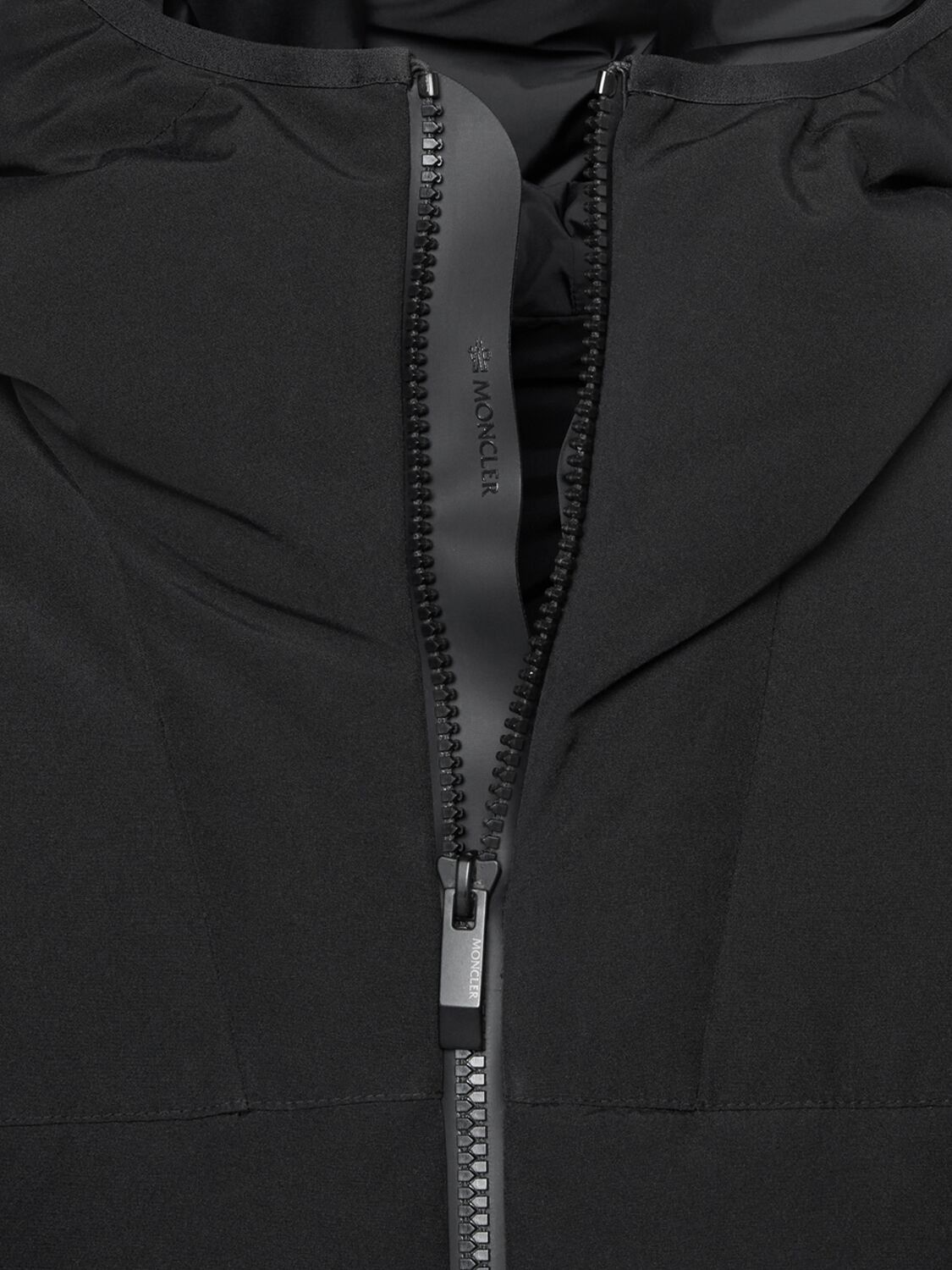 Shop Moncler Lausen Nylon Down Jacket In Black