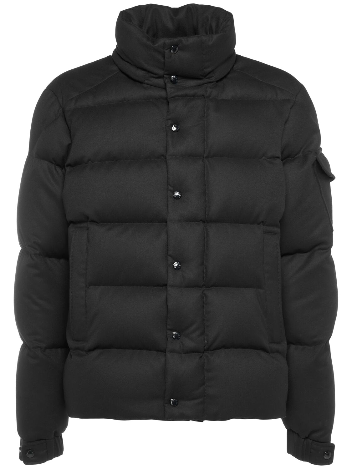 Shop Moncler Vezere Nylon Down Jacket In Black