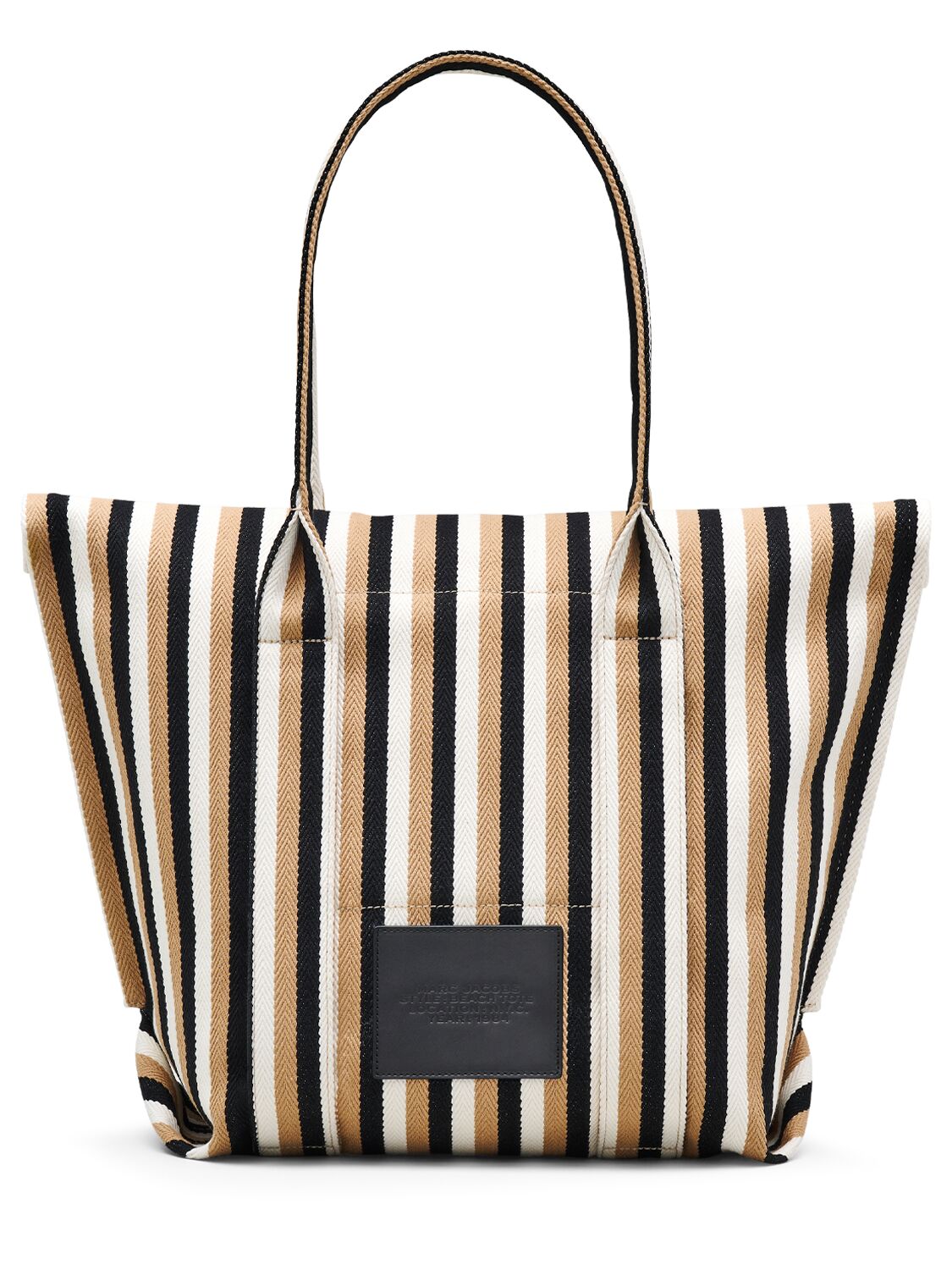 Shop Marc Jacobs The Beach Tote Canvas Tote Bag In Camel/multi