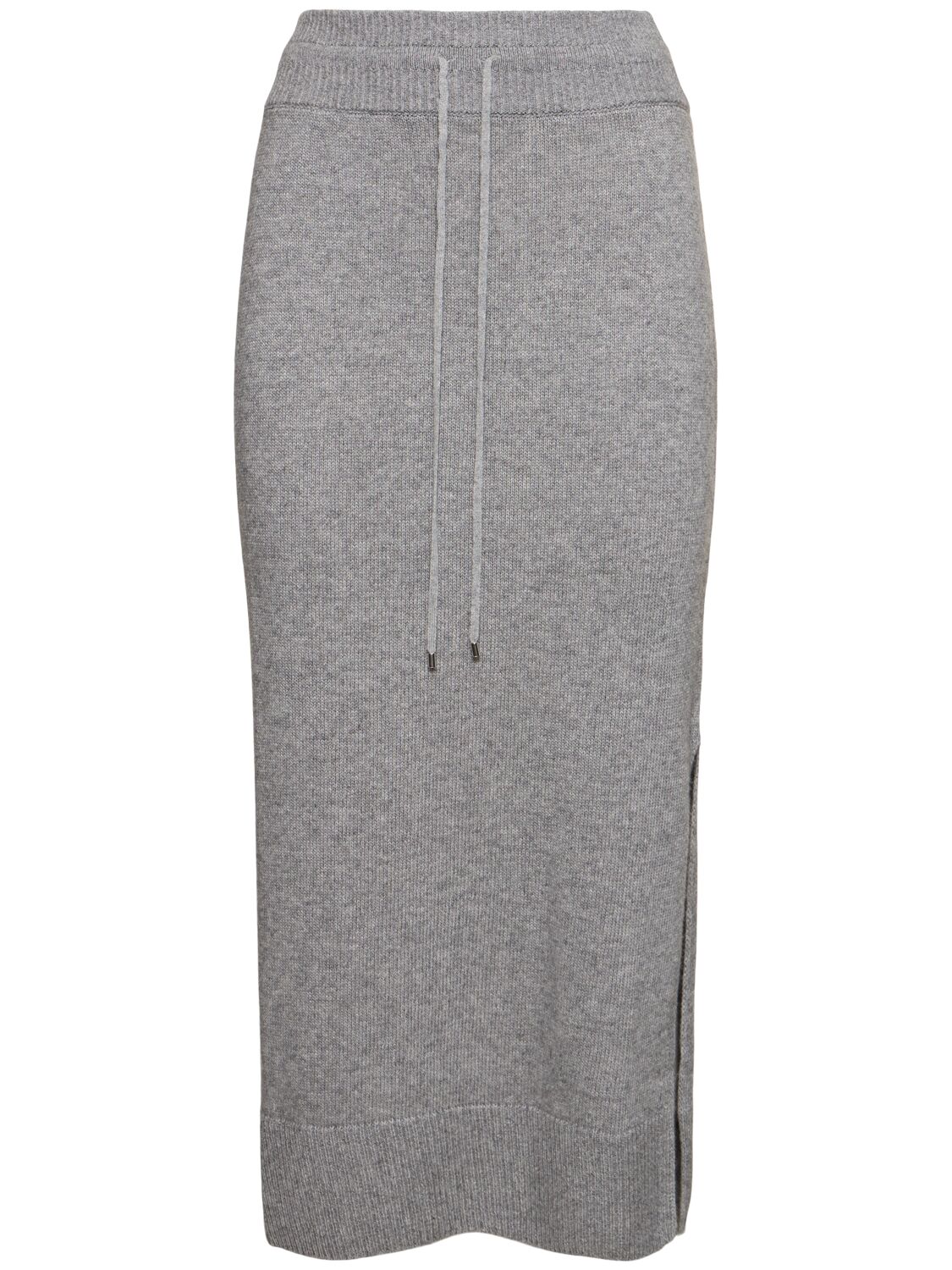 ERMANNO SCERVINO KNITTED ELASTIC WAIST MIDI SKIRT 