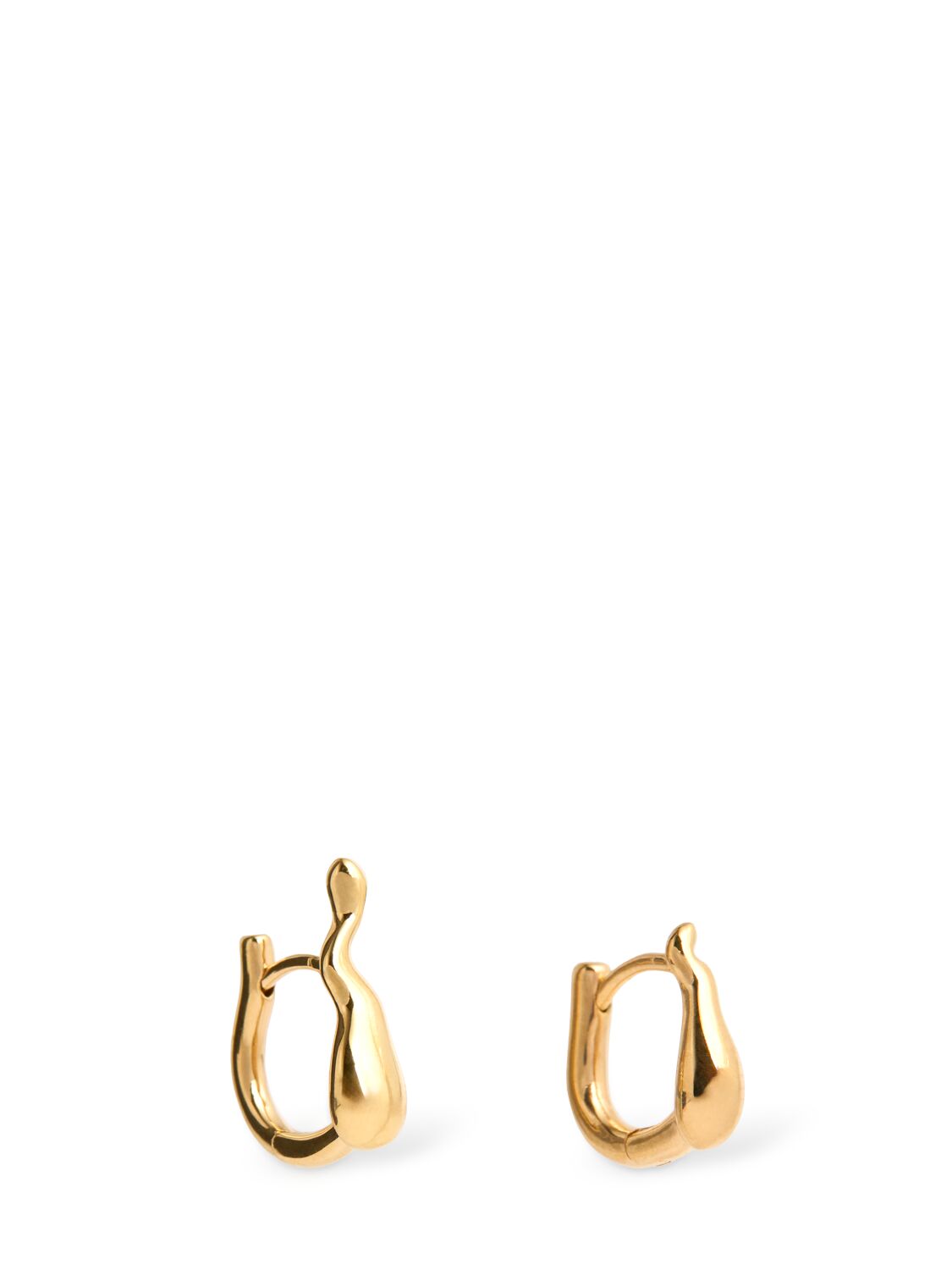 Maria Black Miss You Huggie Earrings In Gold