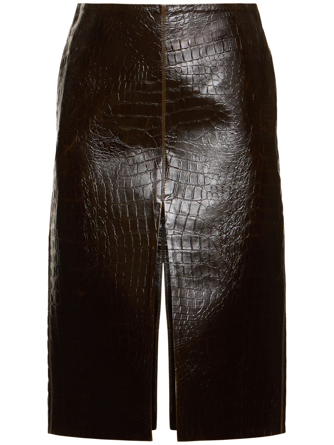 STELLA MCCARTNEY ALTERMAT FRONT SPLIT MIDI SKIRT