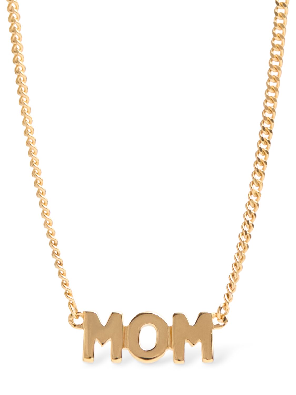 Maria Black Mom 43 Collar Necklace In Gold