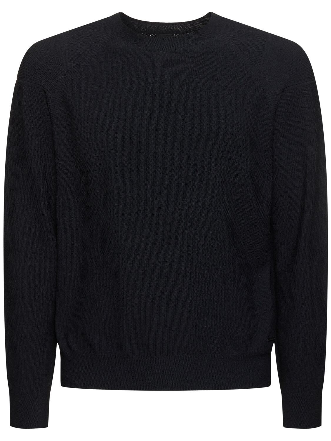 Alphatauri Fosop Crewneck Knit Sweater In Black