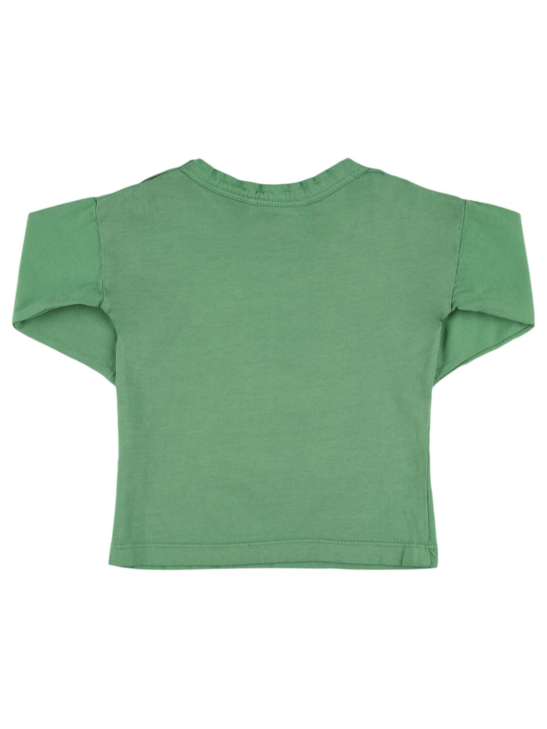 Shop Bobo Choses Castle Print Organic Cotton T-shirt In 绿色