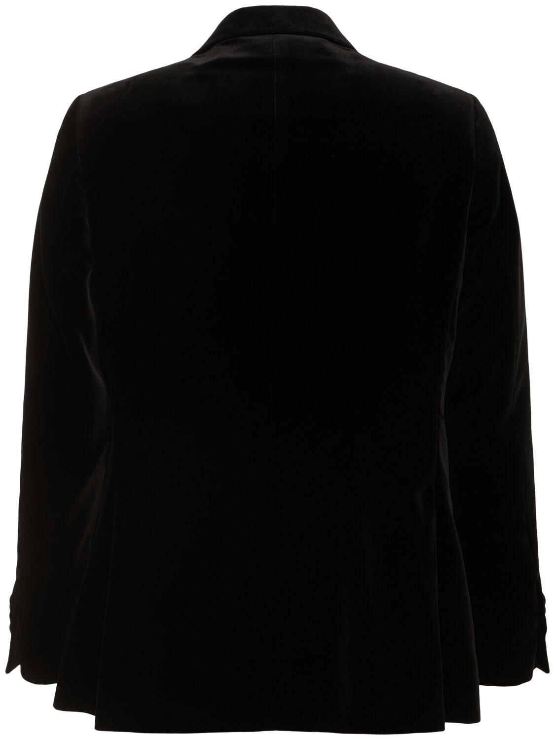 Shop Lardini Attitude Velvet Blazer In Black