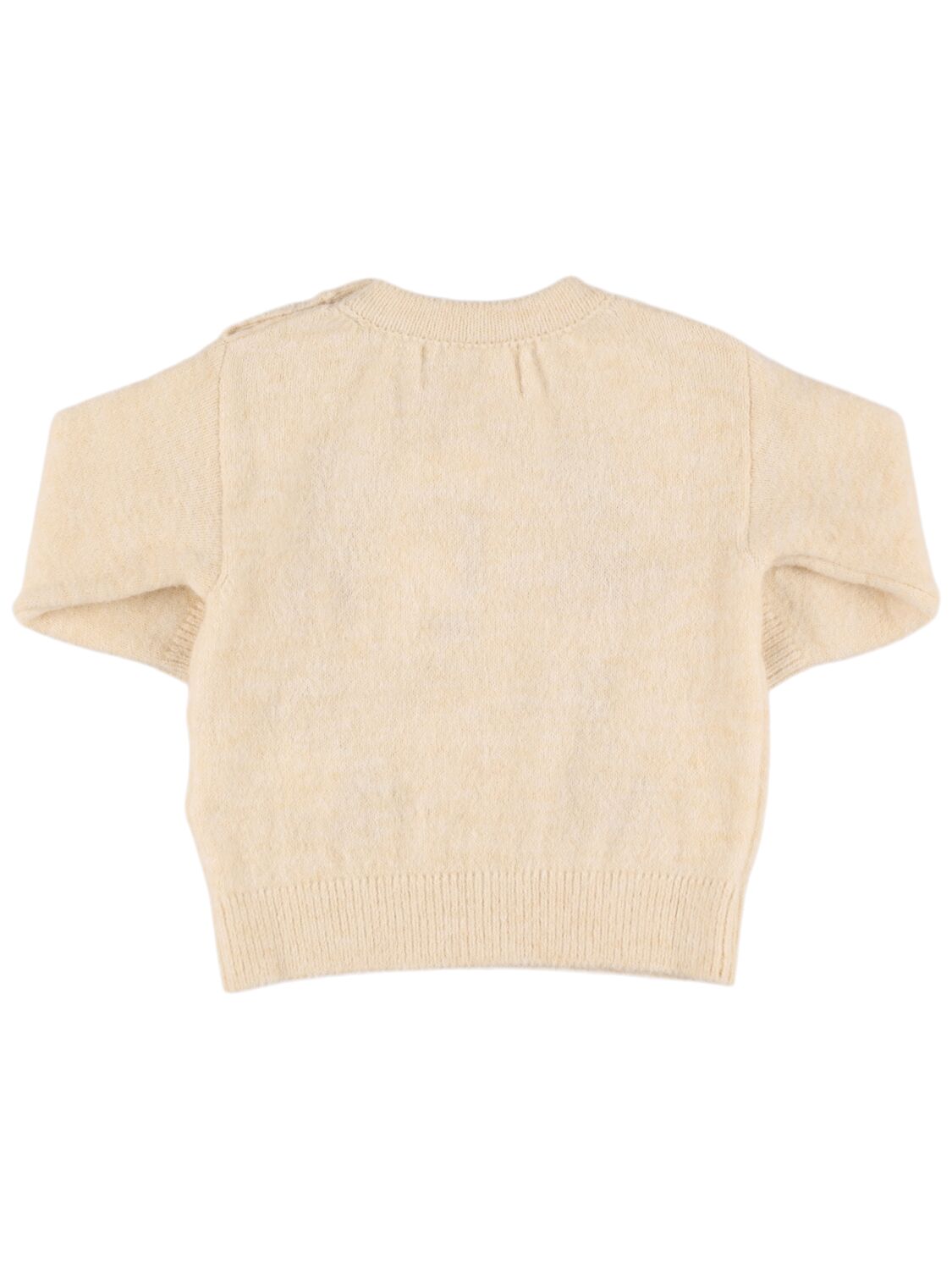 Shop Bobo Choses Cherry Knit Sweater In 白色