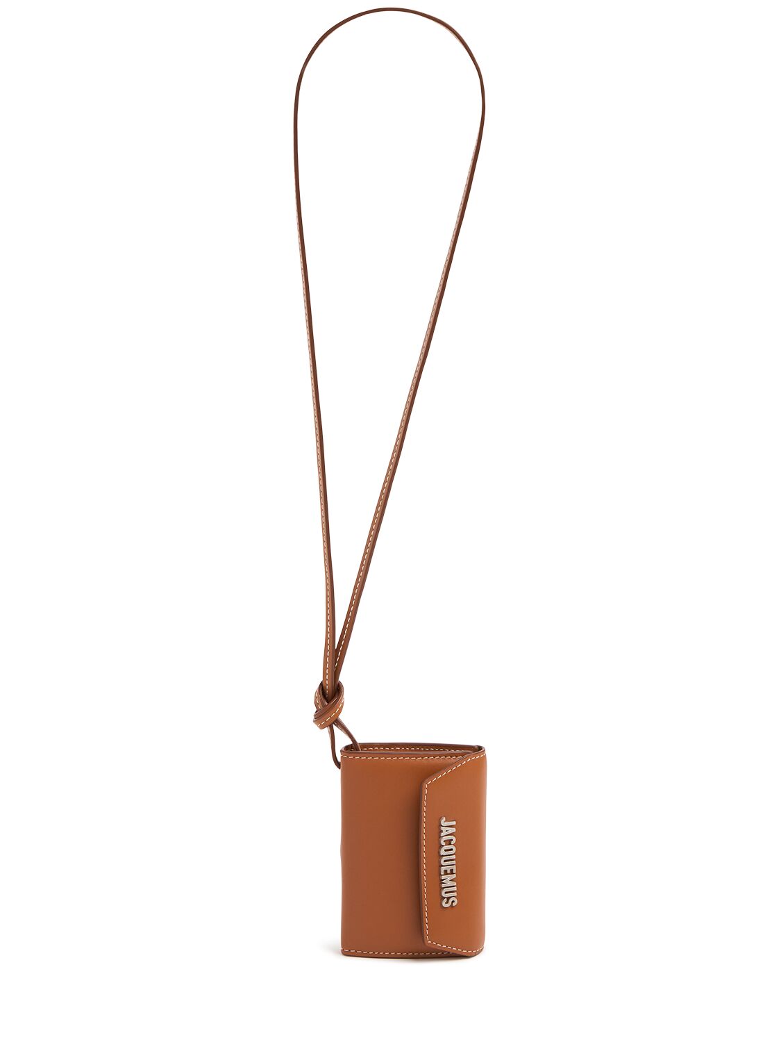 Jacquemus Le Porte  Leather Wallet In Light Brown 2