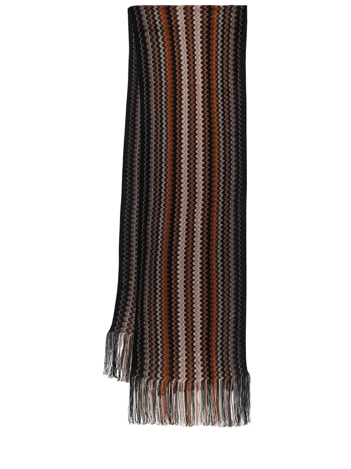 Missoni Fringed Viscose Scarf In Multi