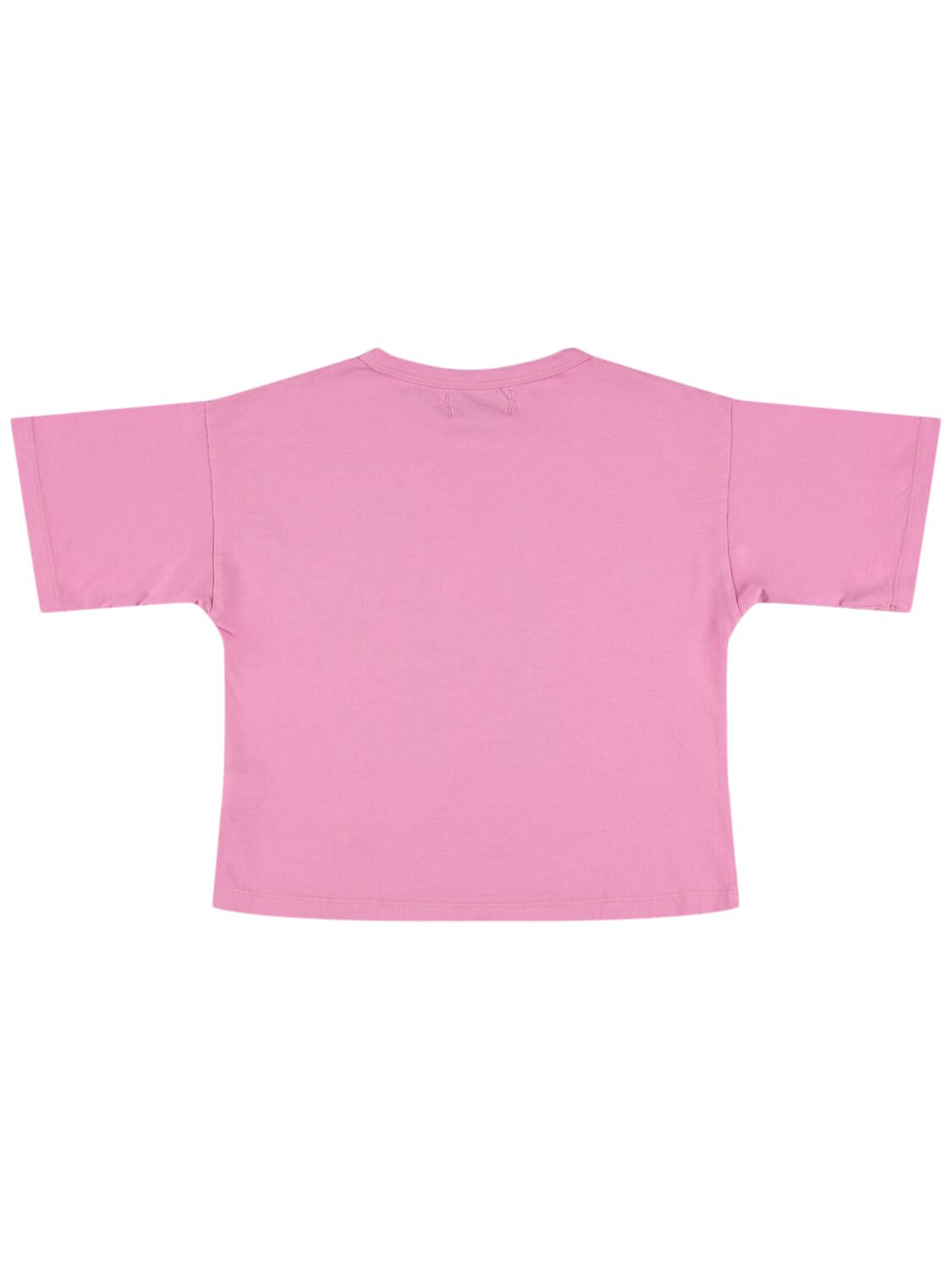 Shop Bobo Choses Castle Print Organic Cotton T-shirt In 粉色