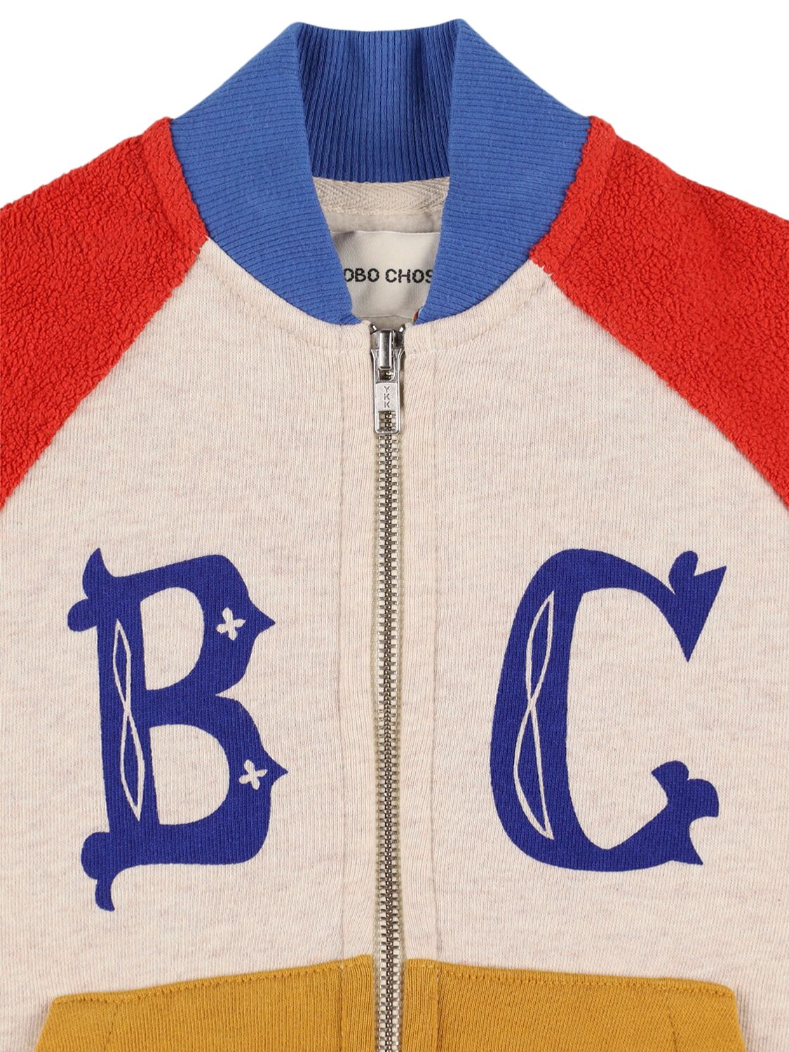 Shop Bobo Choses Printed Cotton Full-zip Sweatshirt In 多色