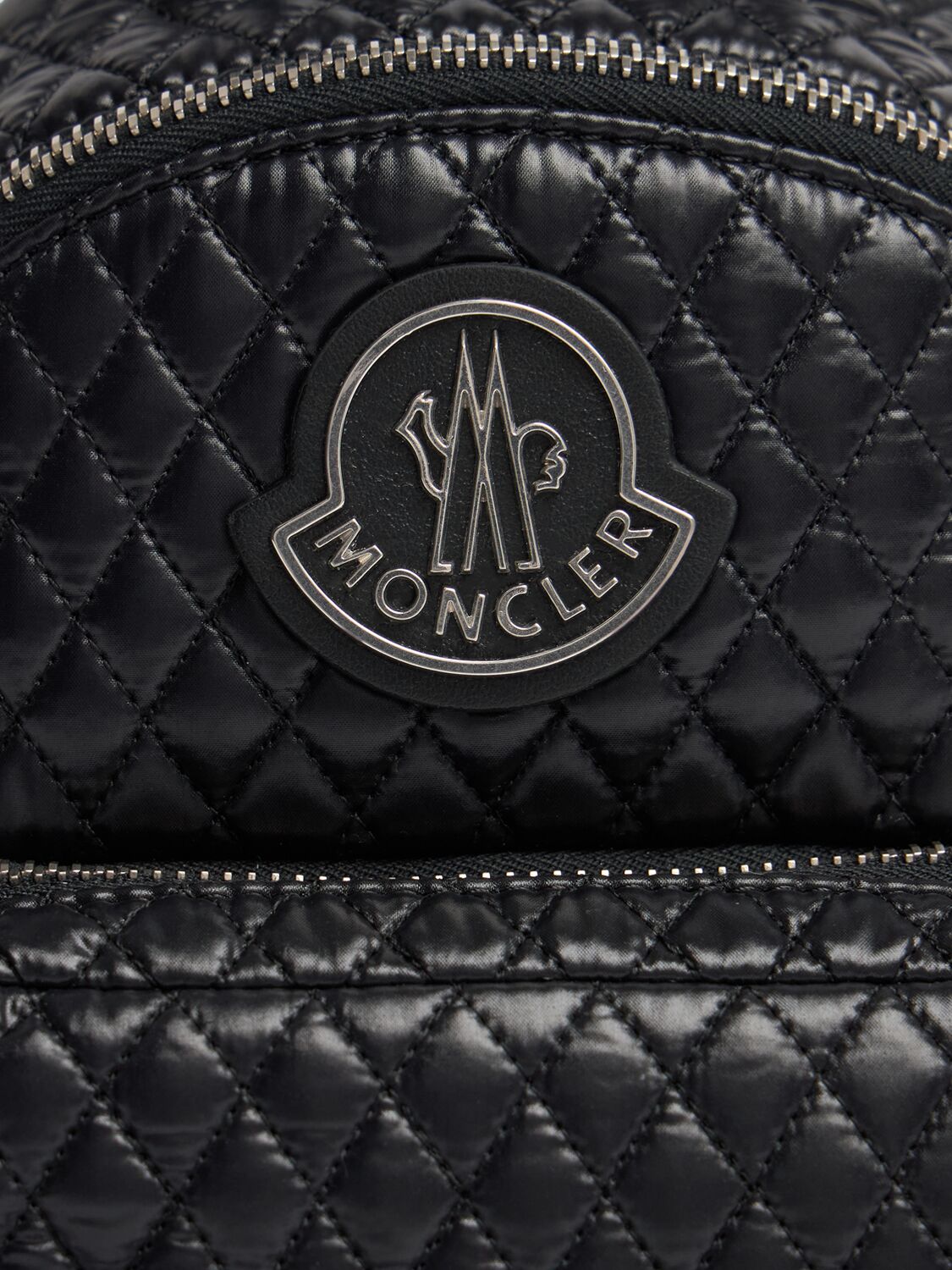 Shop Moncler Small Kilia Nylon Crossbody Bag In Black