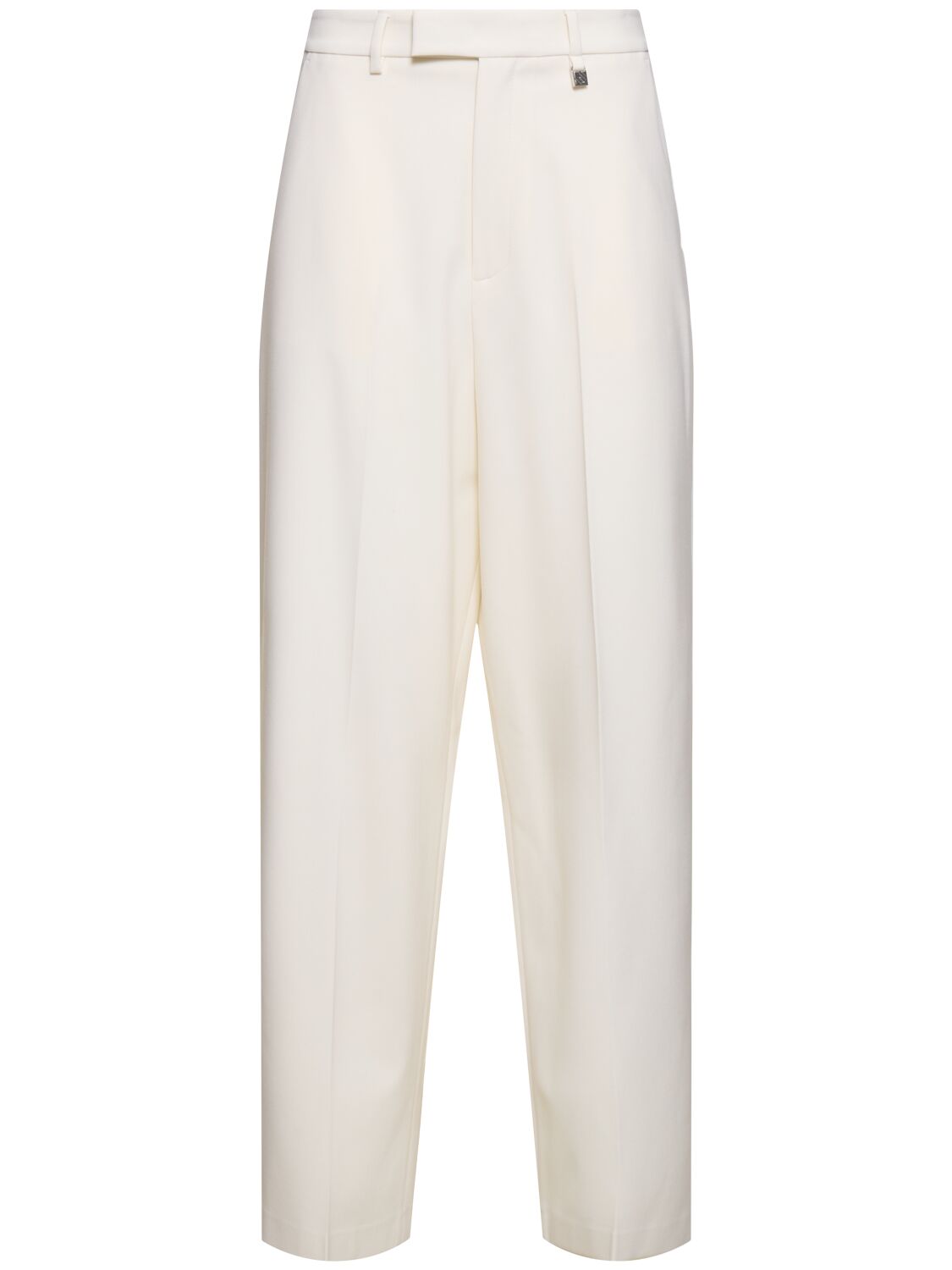 Giuseppe Di Morabito Stretch Wool Wide Pants In White