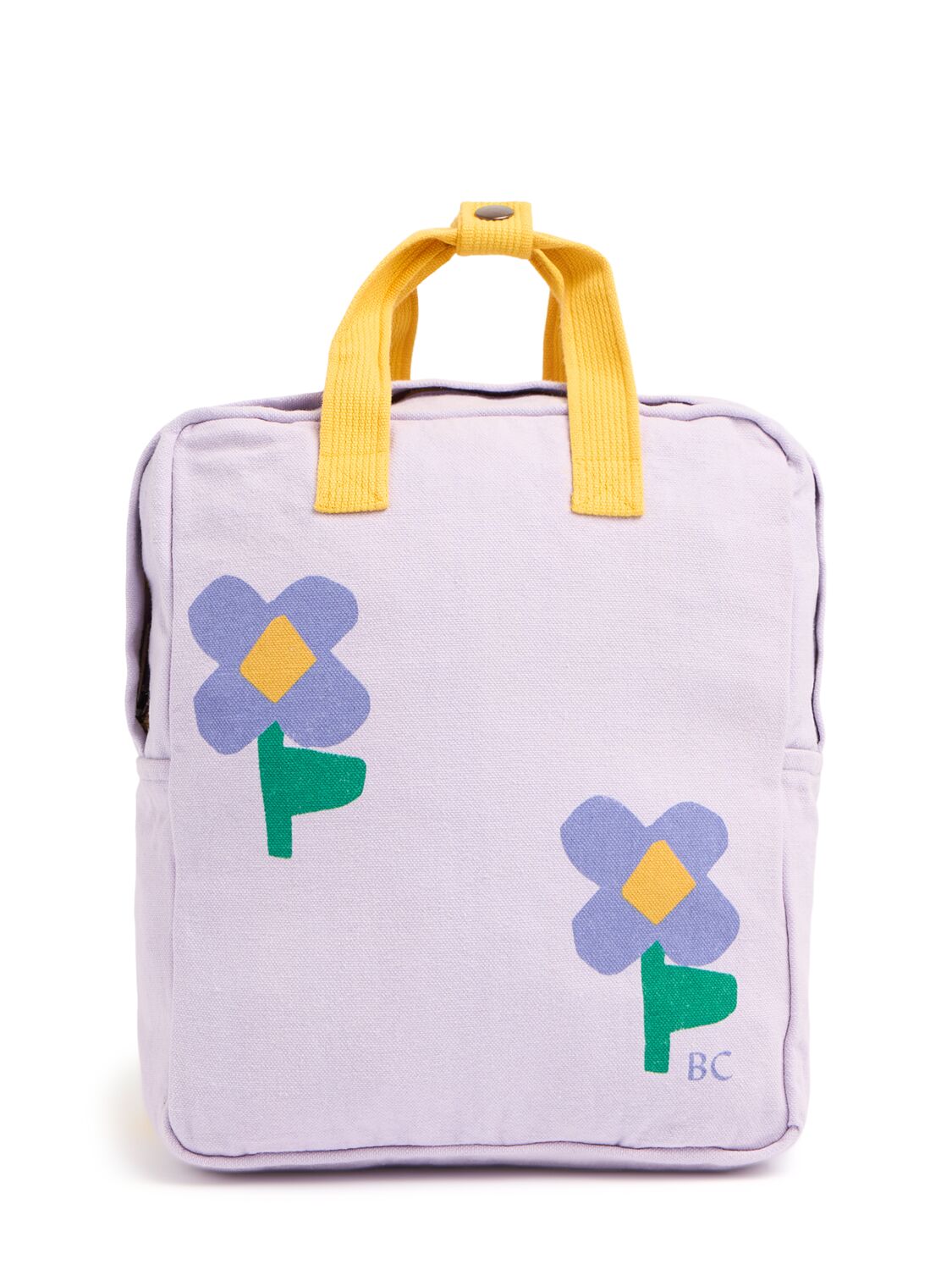 Bobo Choses Flower Print Cotton Bag In Purple