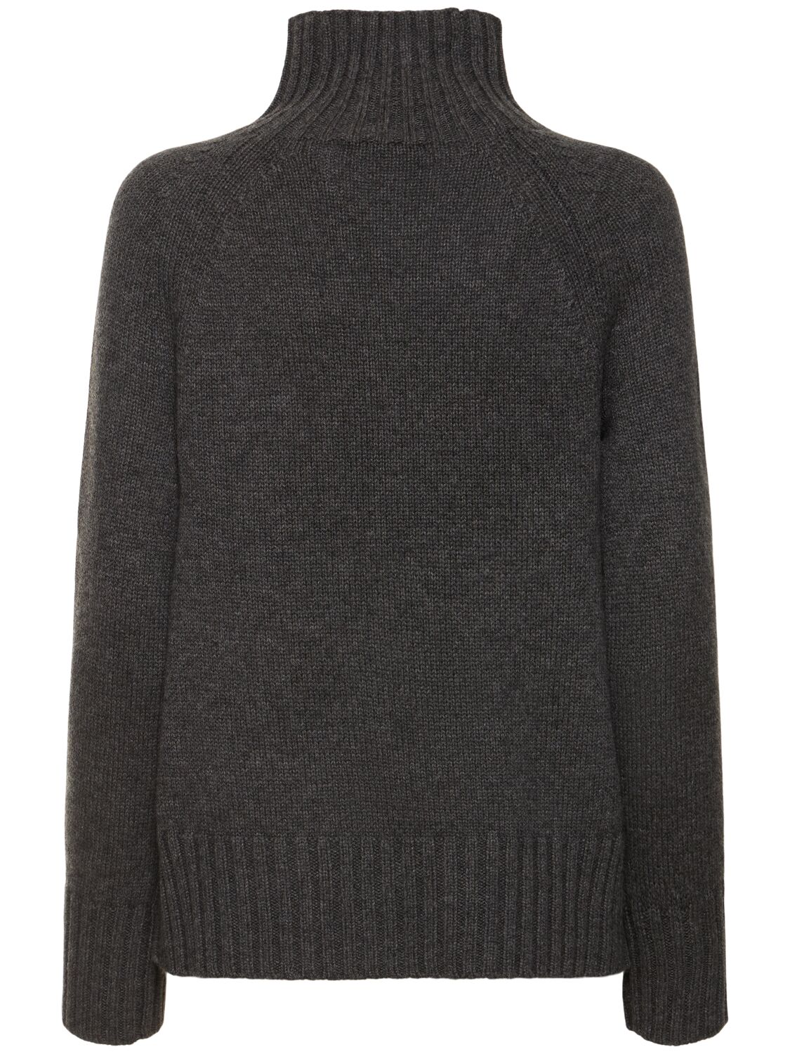 Shop 's Max Mara Mantova Knit Turtleneck Sweater In Grey