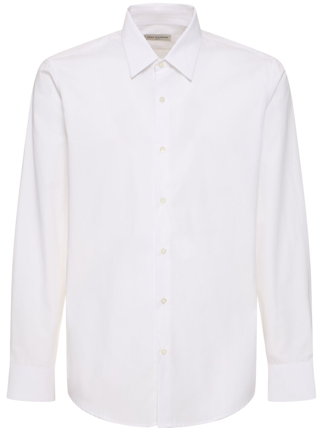 Chemise En Popeline De Coton Curles - DRIES VAN NOTEN - Modalova