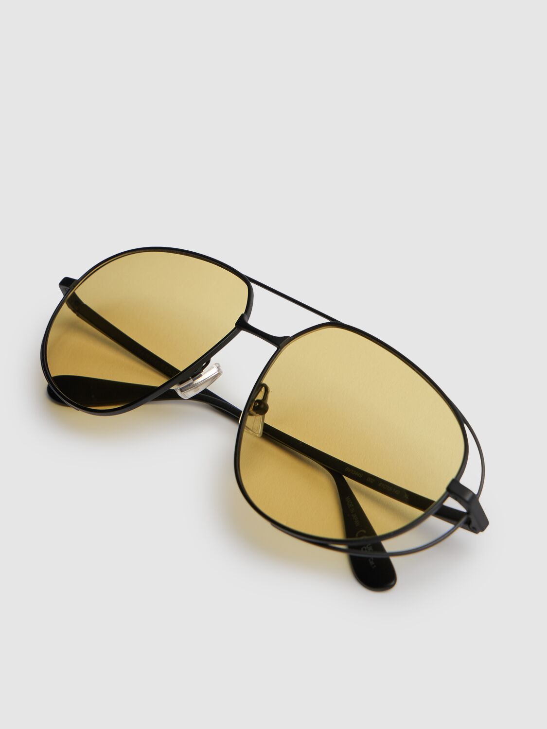 Shop Bottega Veneta Bv1344s Classic Aviator Metal Sunglasses In Black