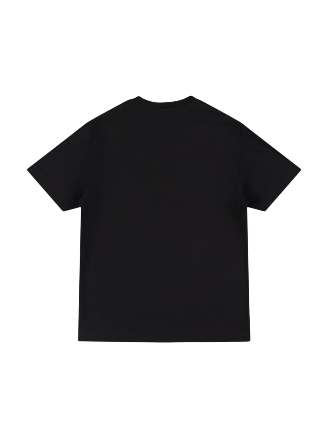 Shop Dsquared2 Printed Cotton Jersey T-shirt In Black