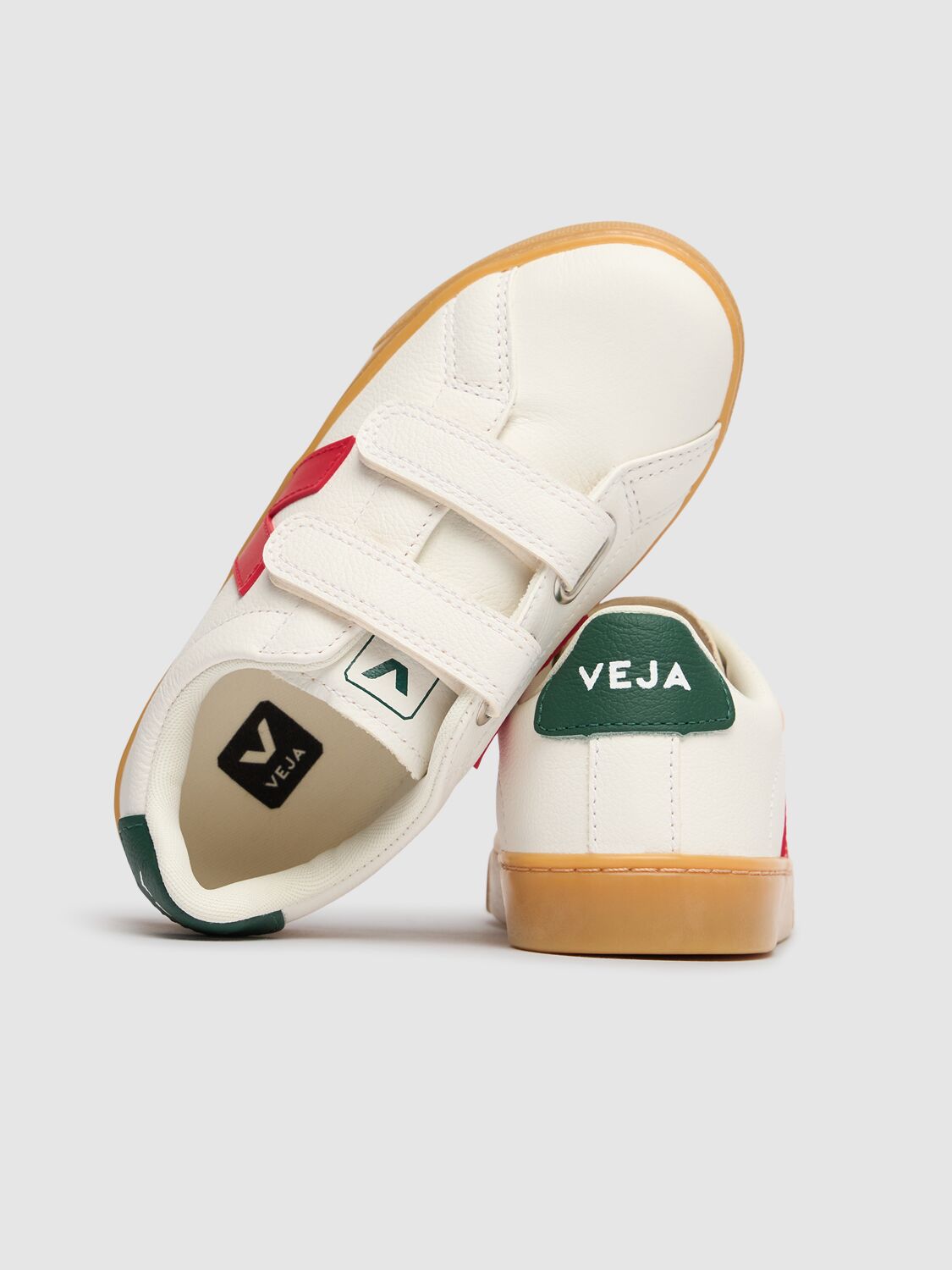 VEJA ESPLAR CHROME-FREE LEATHER SNEAKERS 