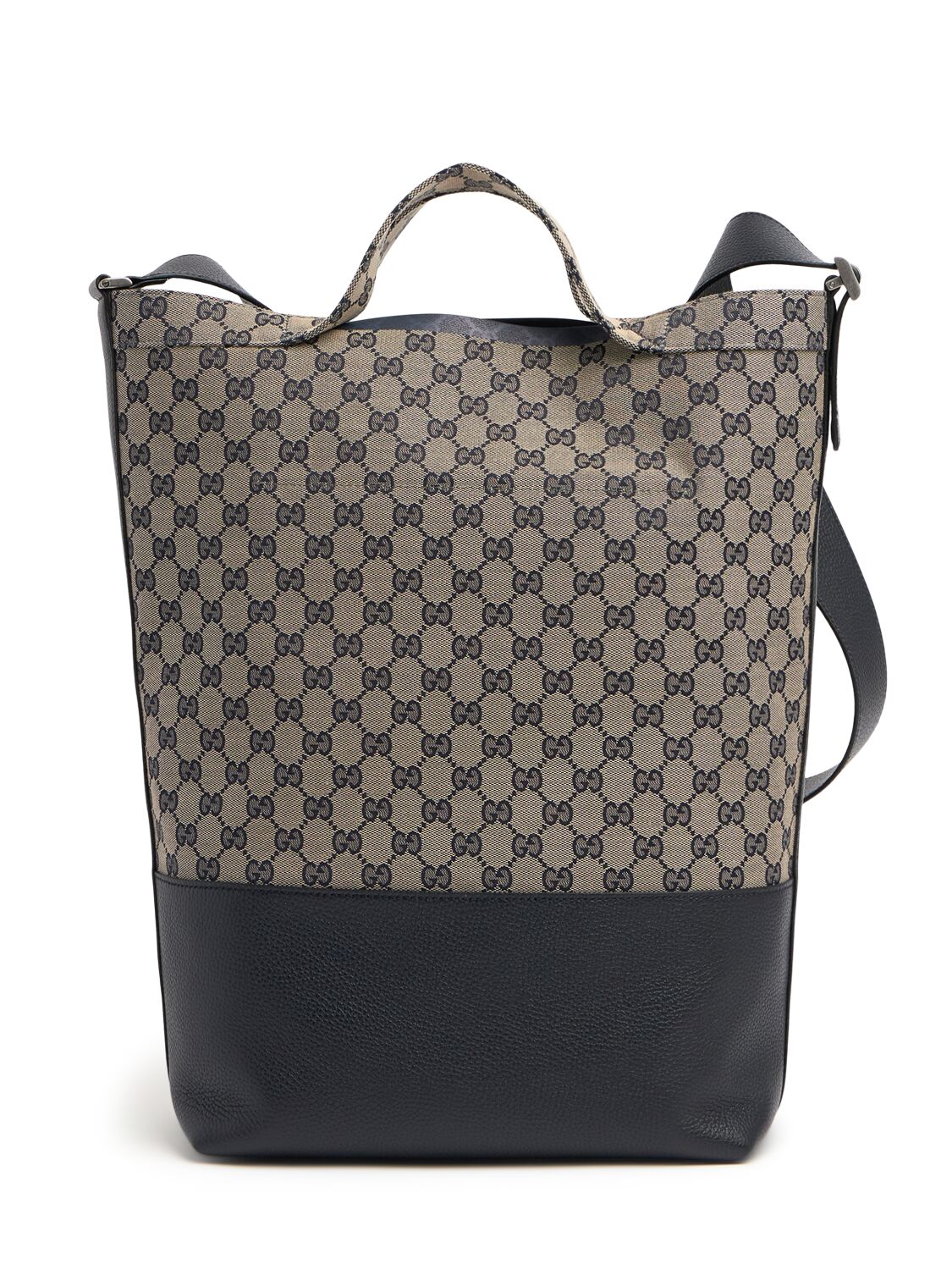 Gucci Large Gg Tote Bag In Gray