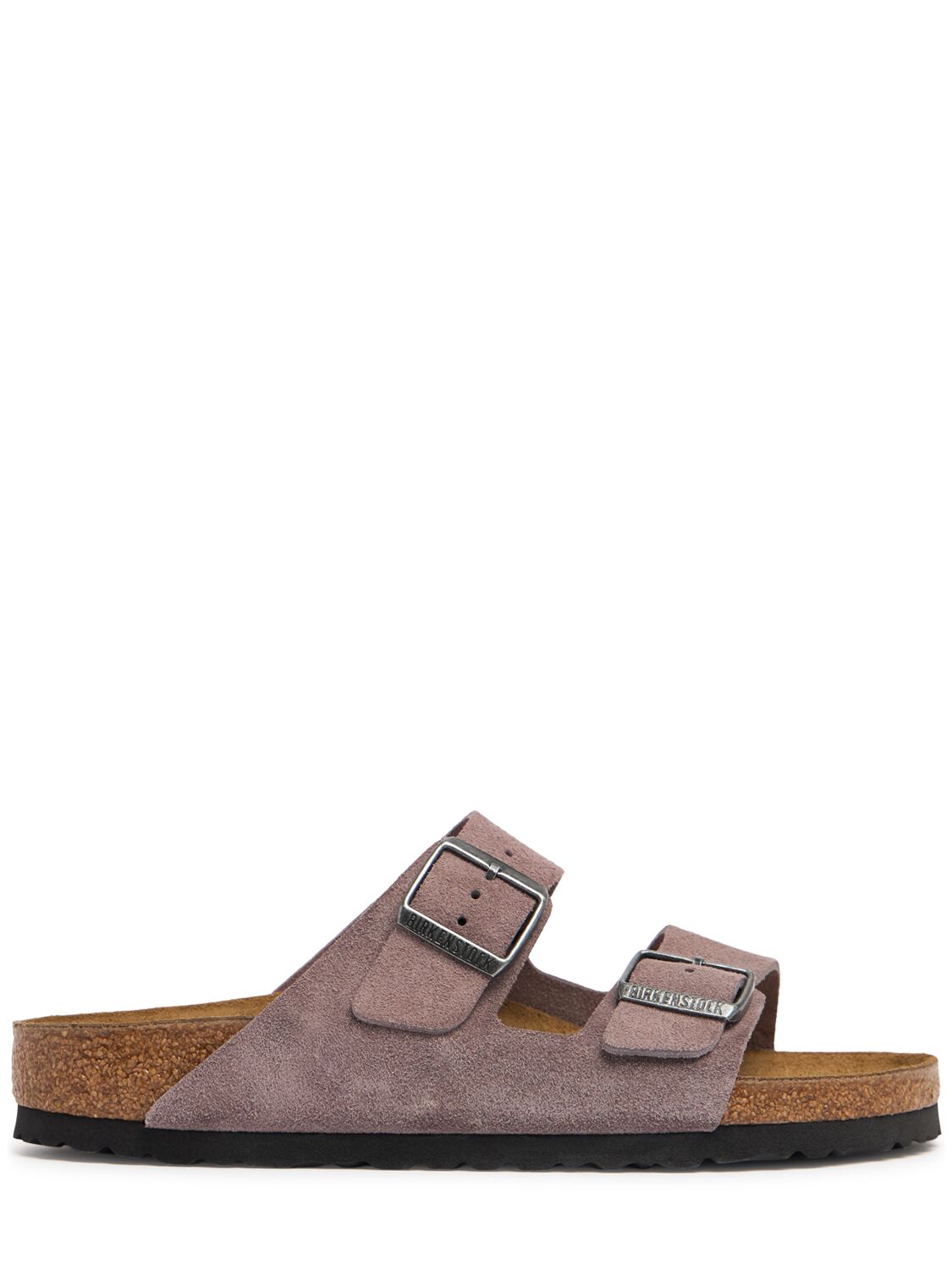 Birkenstock Arizona Suede Sandals In Purple