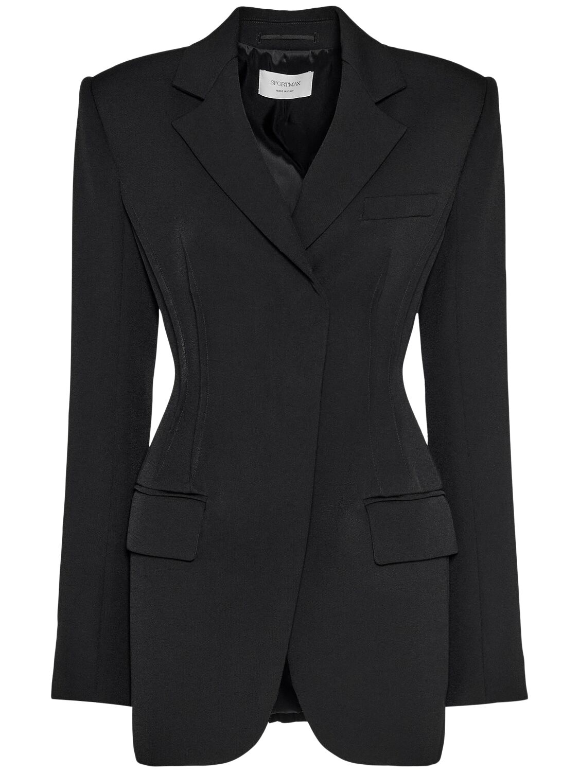 Tirolo Viscose Blend Fitted Blazer