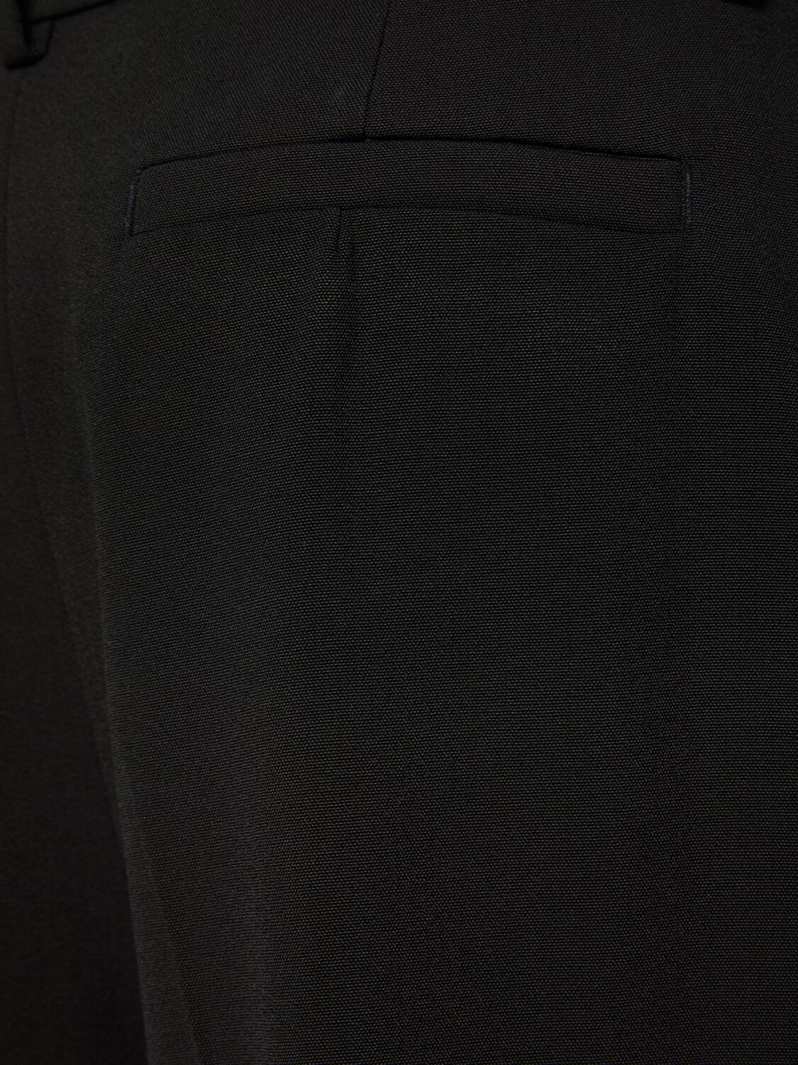 Sportmax Hello Pleated Viscose Wide Pants In Black