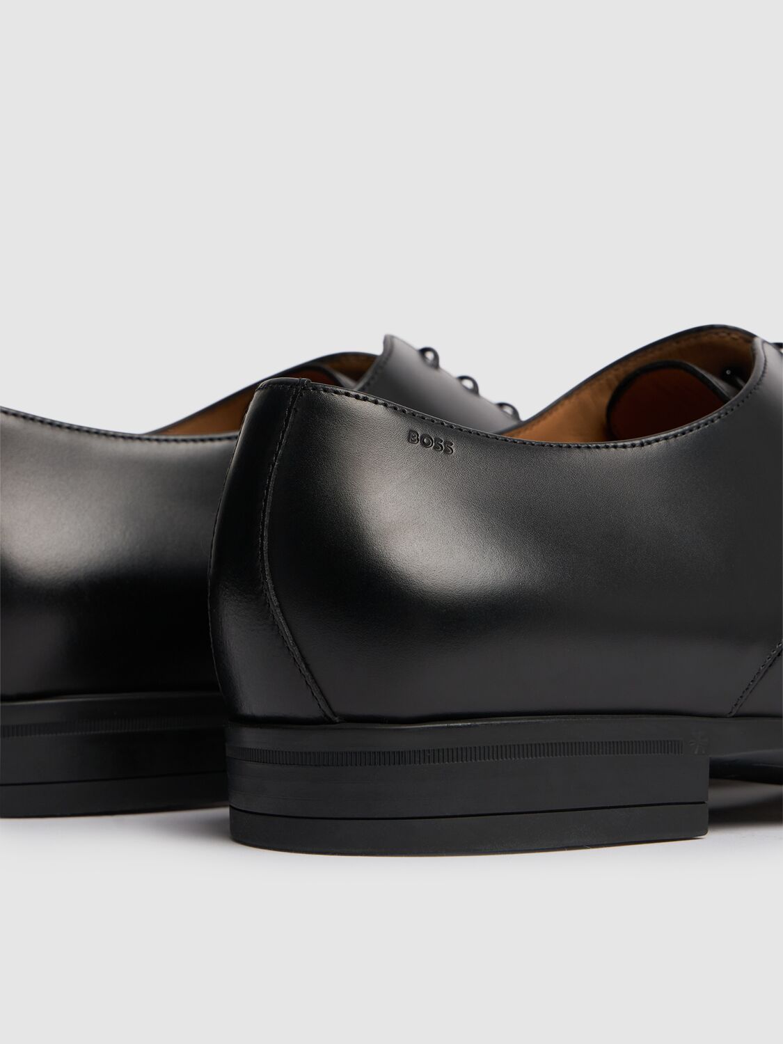 Shop Hugo Boss Kensington Lace-up Derby Shoes In Black