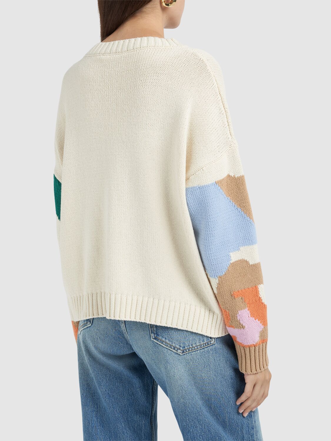 WEEKEND MAX MARA FABIAN COTTON BLEND SWEATER 
