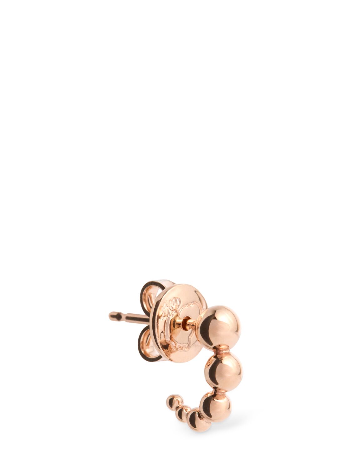 9kt Rose Gold Bollicine Mono Earring