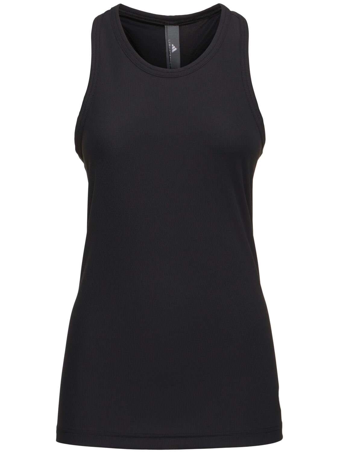 Adidas By Stella Mccartney Rib Tank Top In Black