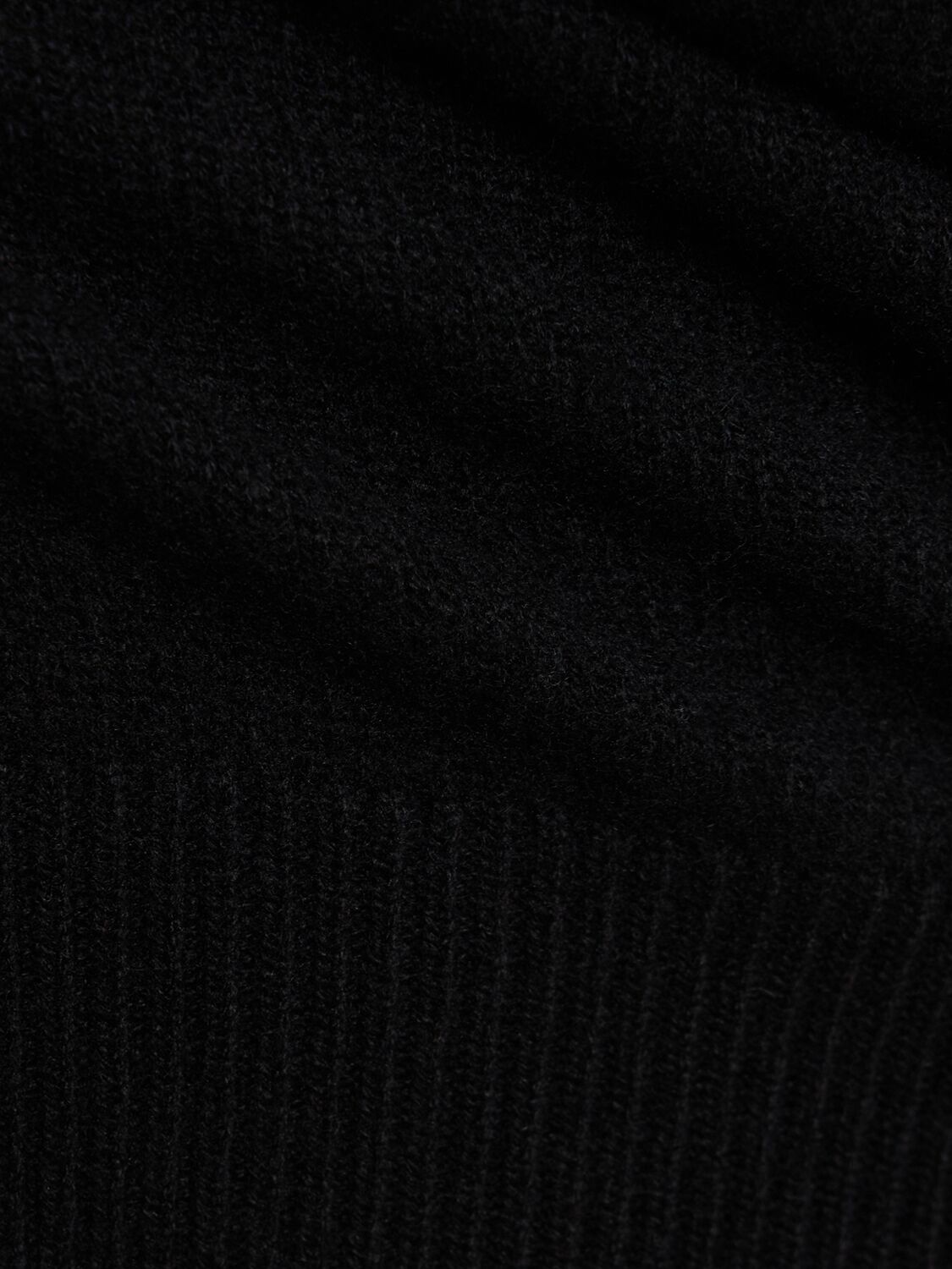 Shop Laneus Knitted Turtleneck Sweater In Black