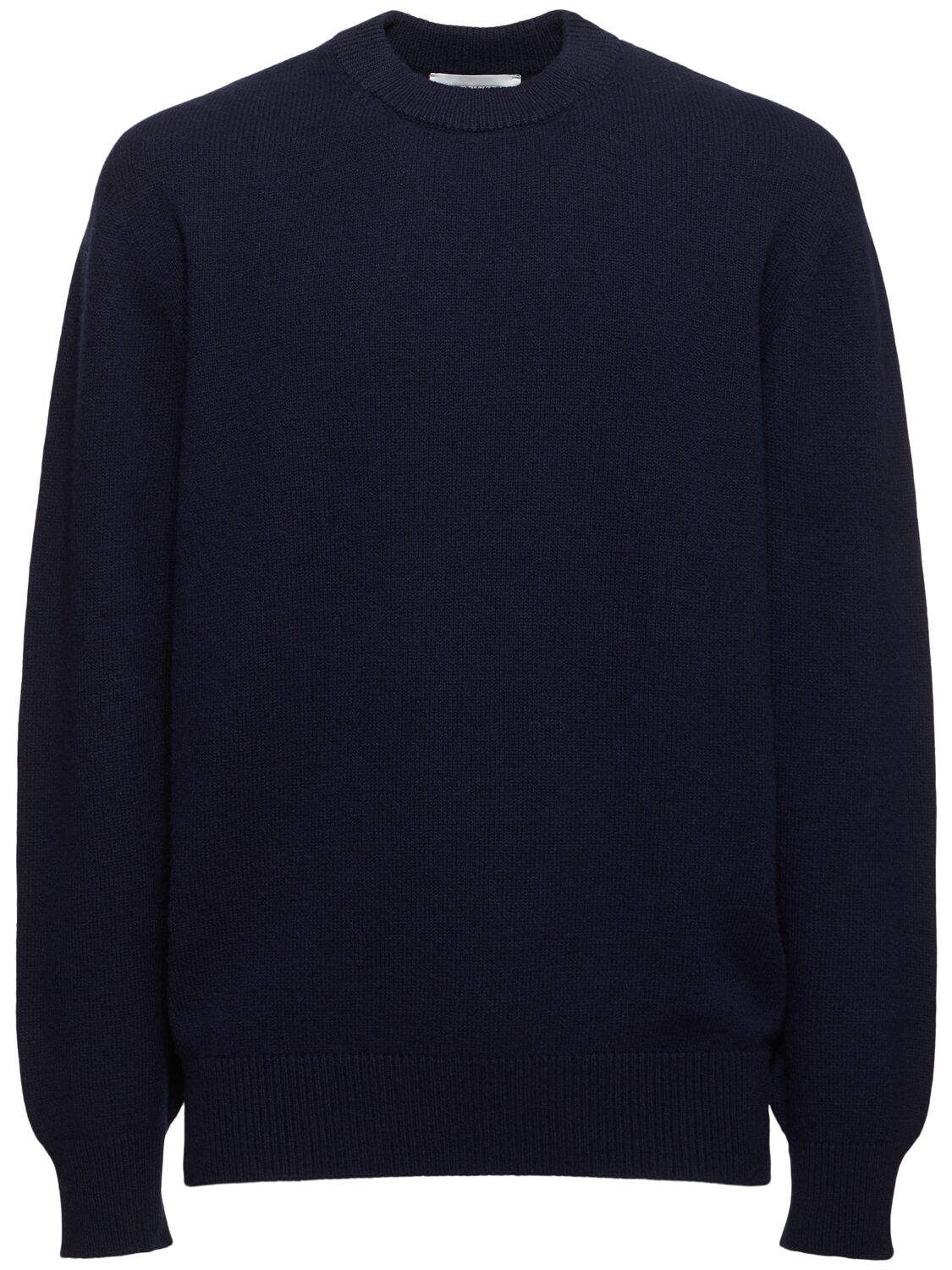 Laneus Knitted Crewneck Sweater In Navy