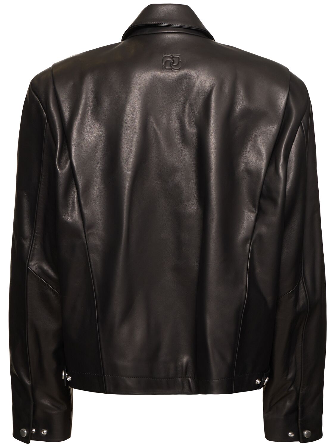 Magda Butrym Leather Jacket In Black