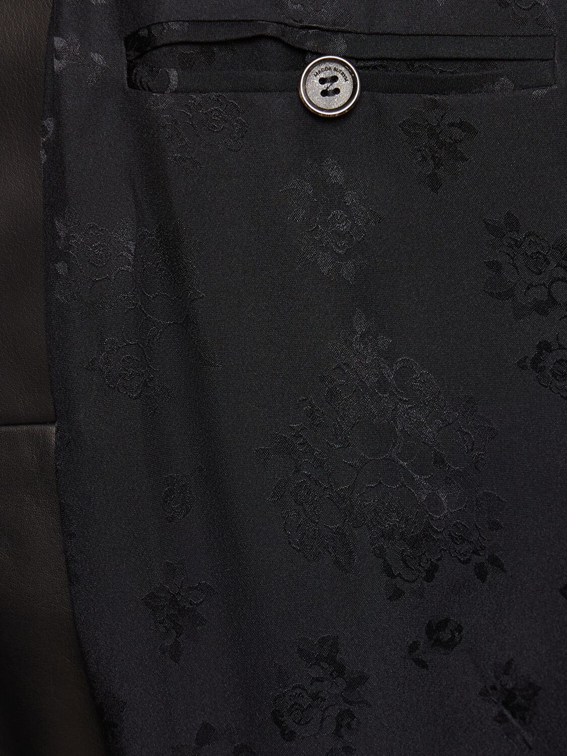 Magda Butrym Leather Jacket In Black