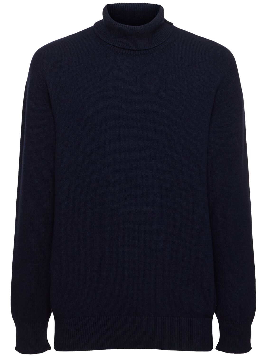 Laneus Knitted Turtleneck Sweater In Blue